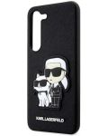 Калъф Karl Lagerfeld - Saffiano K and C, Galaxy S23 Plus, черен - 4t